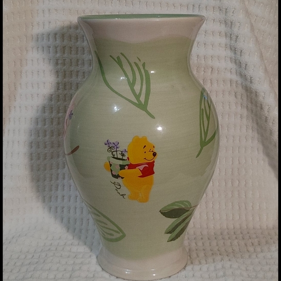 Disney Other - DISNEY Store WINNIE The POOH VASE Hand Painted